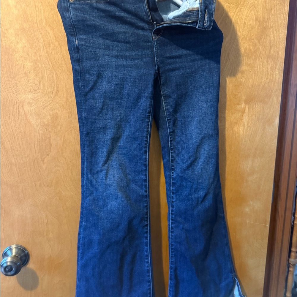 American Eagle Outfitters Dark Blue Flare Jeans
